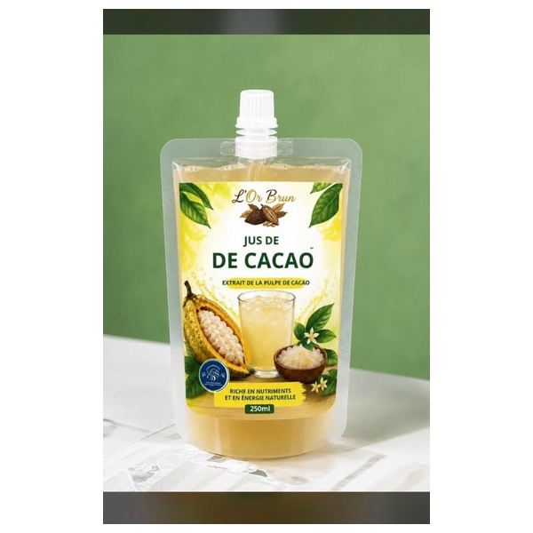 Jus de cacao L'Or Brun - cacao naturel SCMC